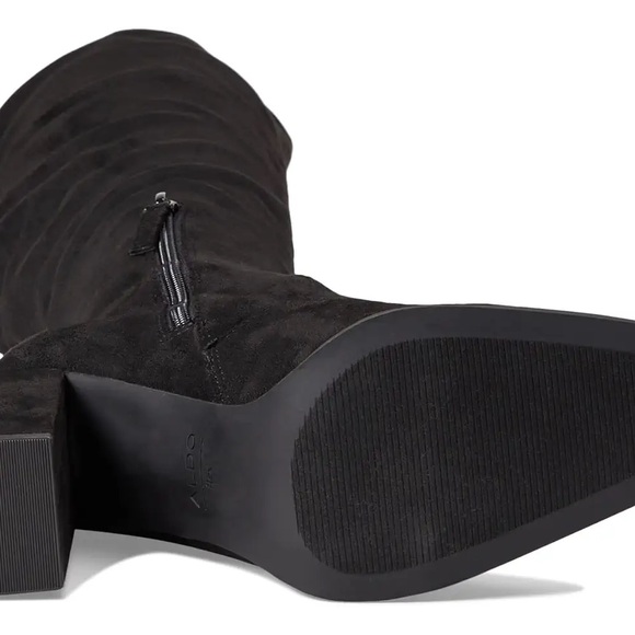 Suede Over the Knee Boots - Picture 4 of 7